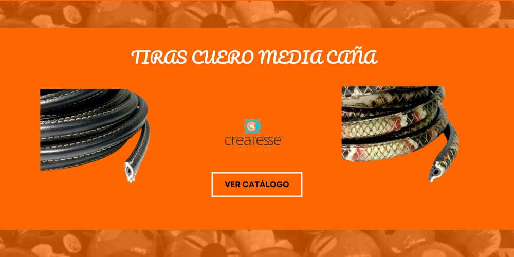 banner catálogo de tiras cuero media caña