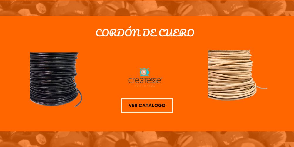 banner catálogo de cordones de cuero